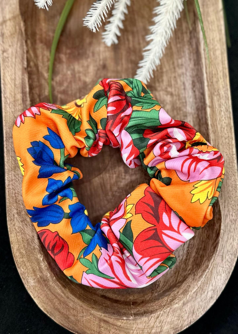 Floral Hair Scrunchies