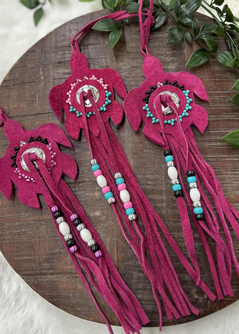 Leather Wrapped Vehicle Ornaments