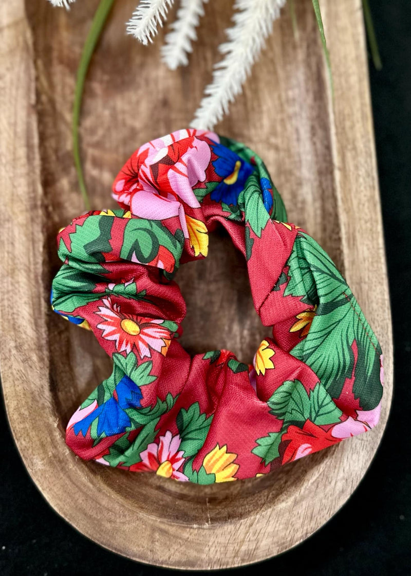 Floral Hair Scrunchies