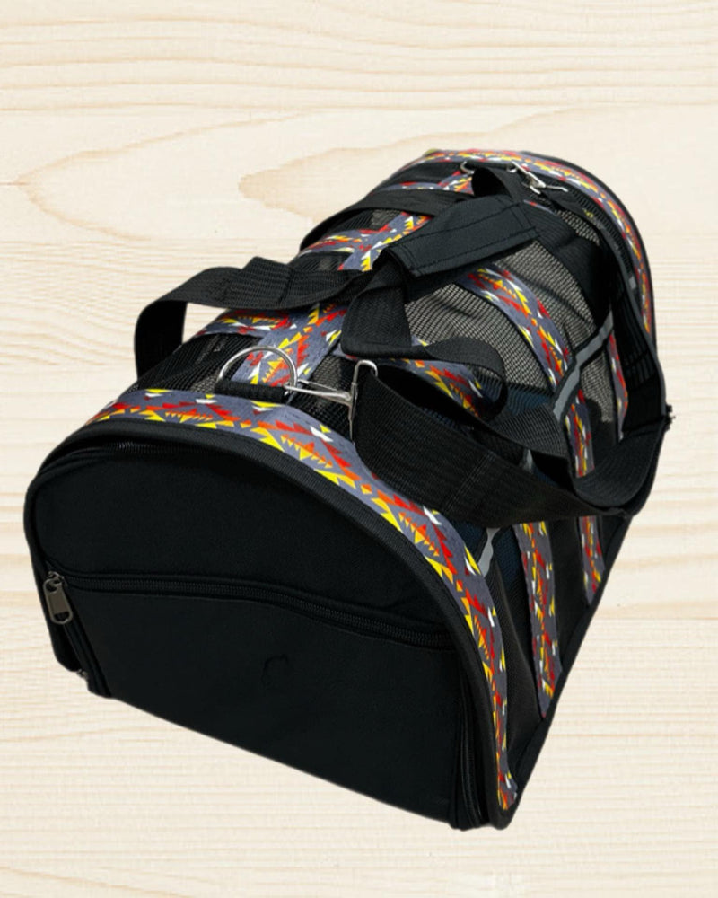 Aztec Design Pet Duffle Carrier