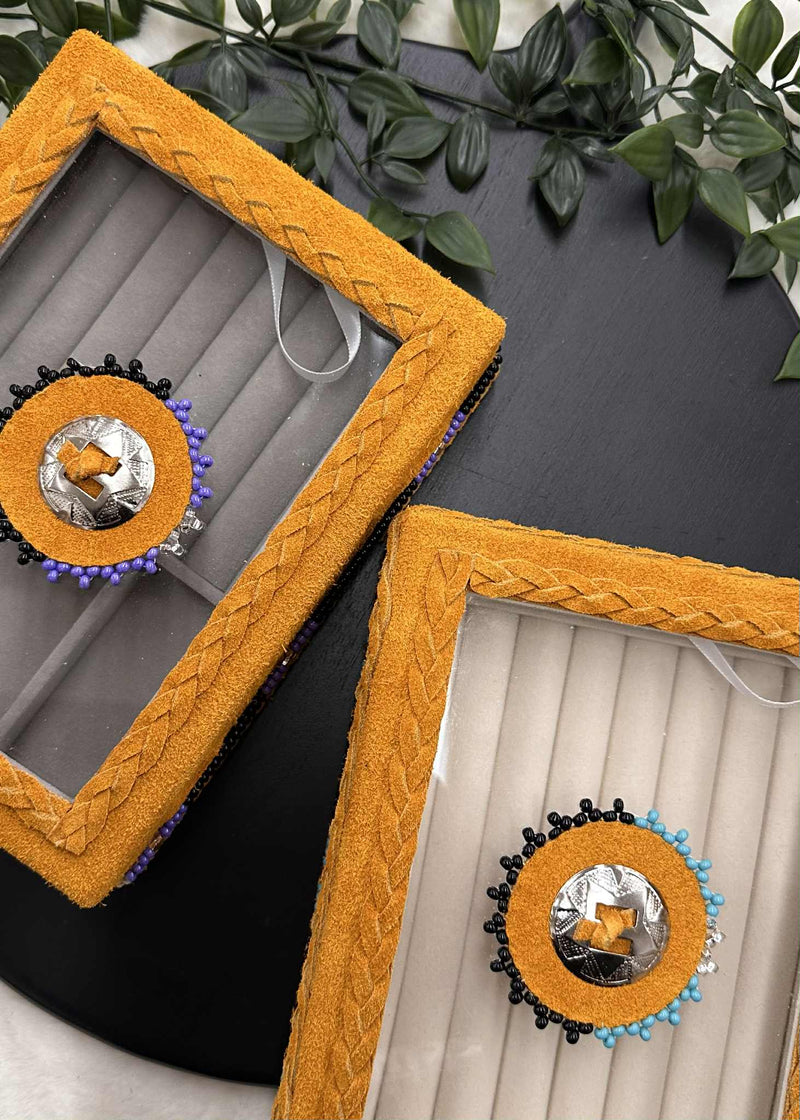 Leather Wrapped Jewelry Box