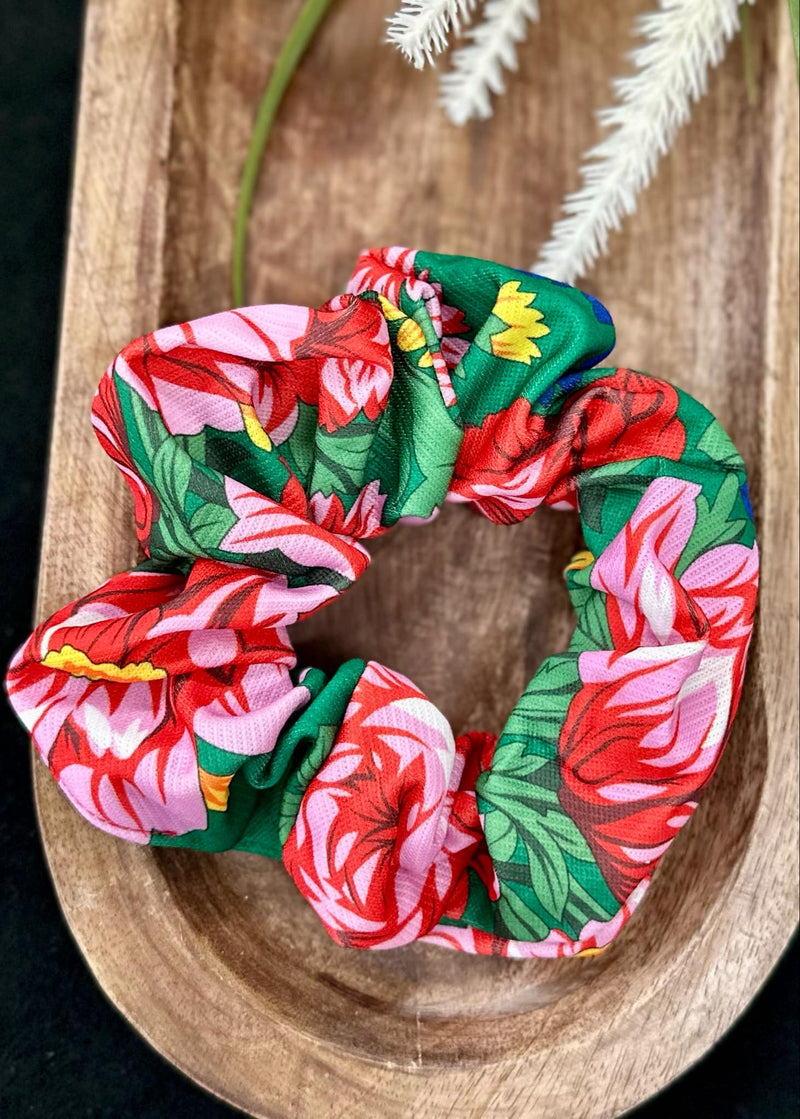 Floral Hair Scrunchies
