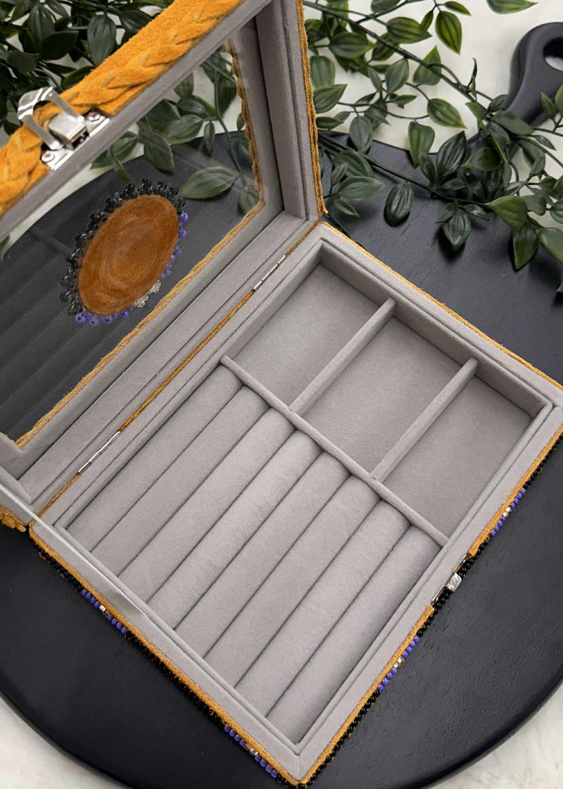 Leather Wrapped Jewelry Box