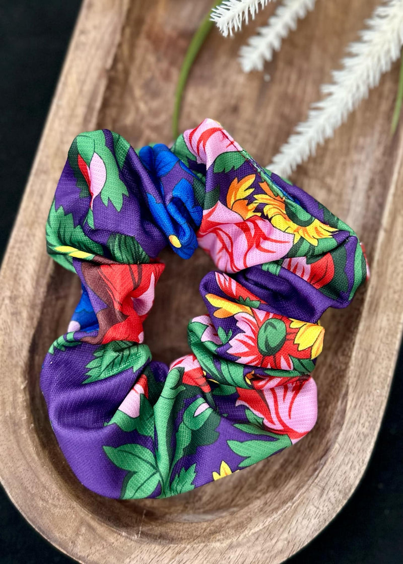 Floral Hair Scrunchies