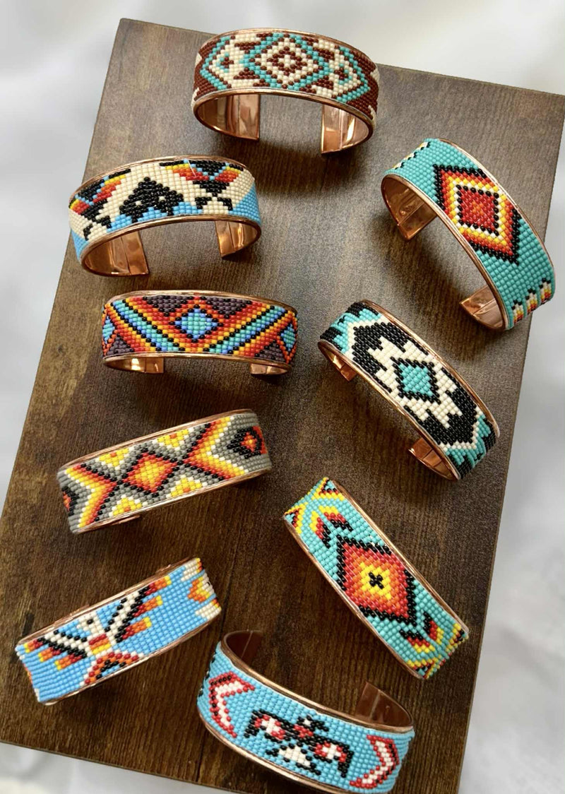 Aztec Beaded Bracelets