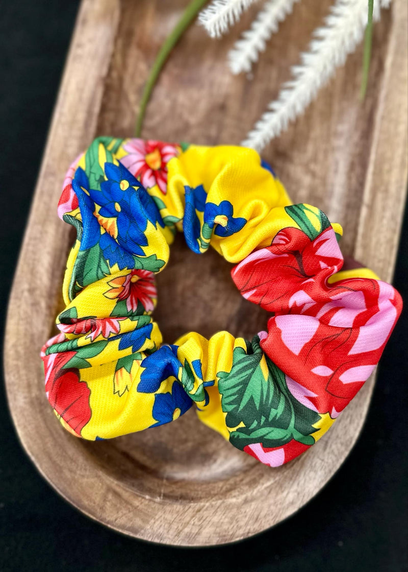 Floral Hair Scrunchies