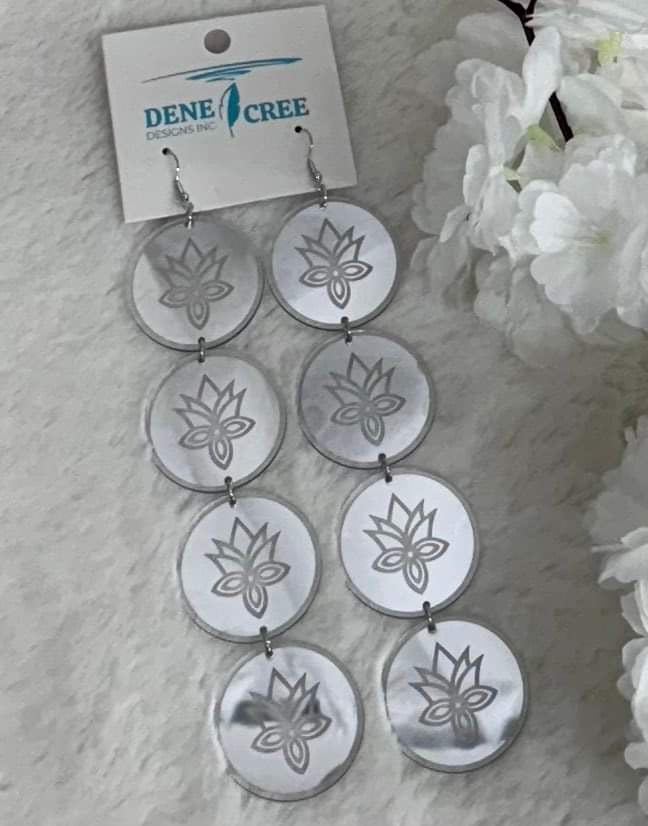 Metallic Medallion Earrings