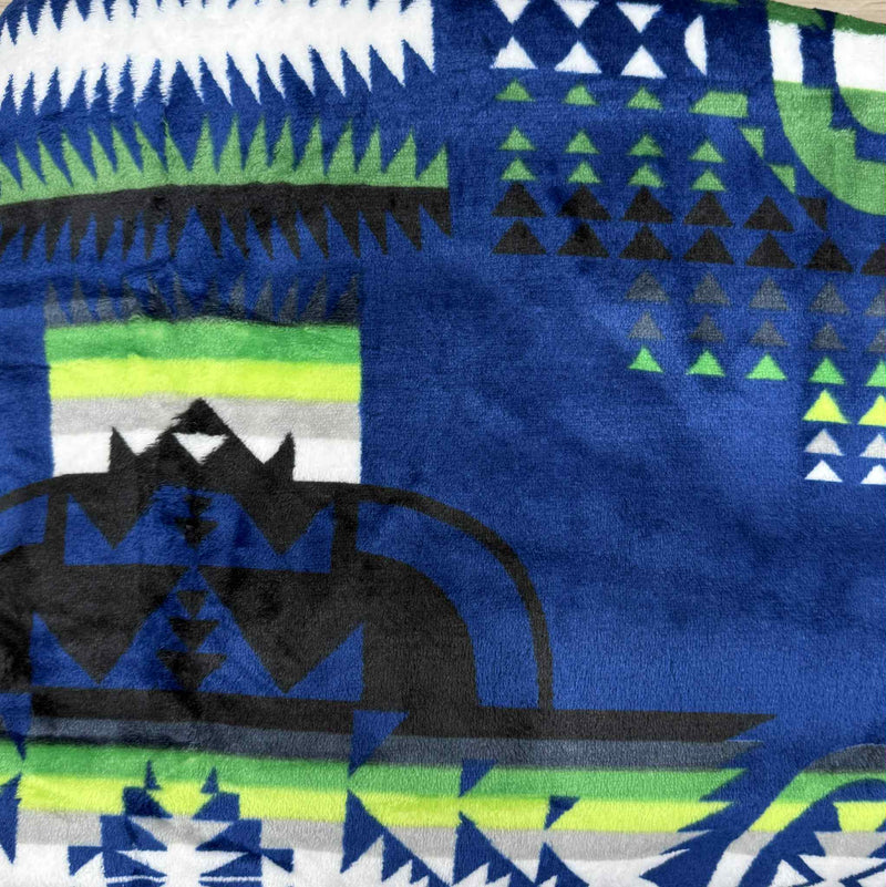 Queen Aztec 1 Ply Silky Blanket