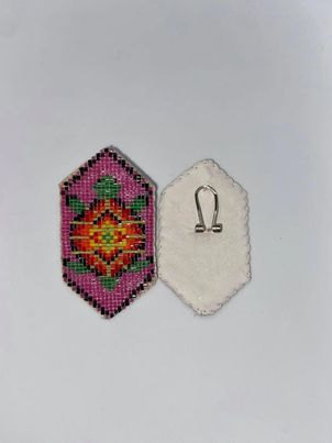 Turtle Bendable Beaded Earrings