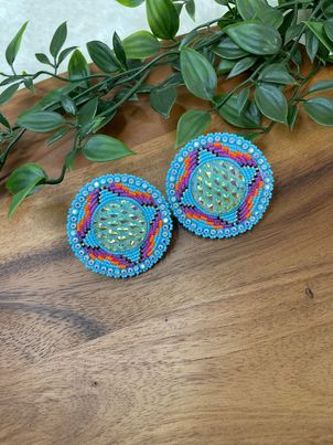 4 Point Design Earrings