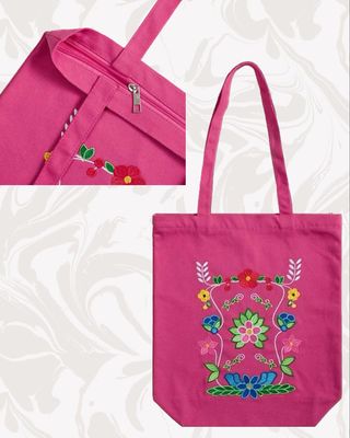 Setsuneh Shoulder Canvas Tote