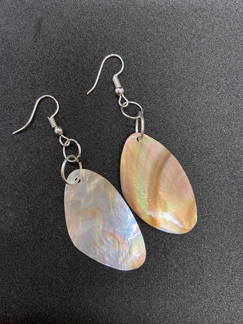 Shell Shape Abalone Shell Earrings