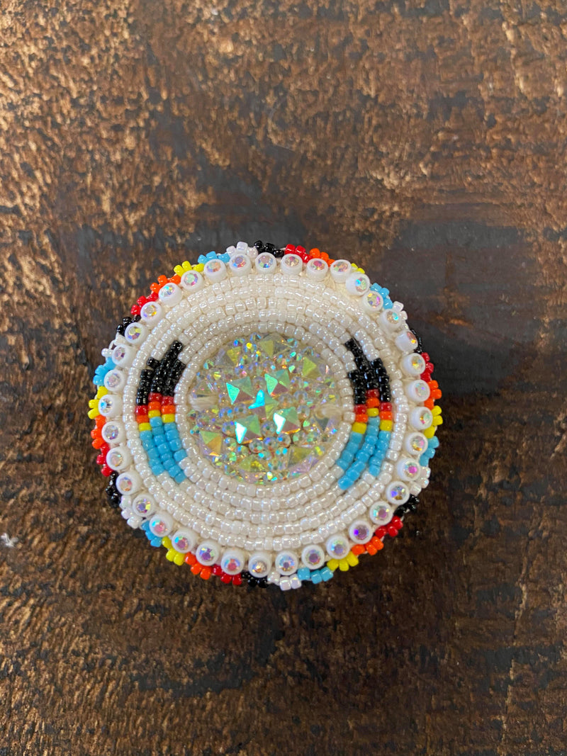 Double Feather Beaded Phone Holders