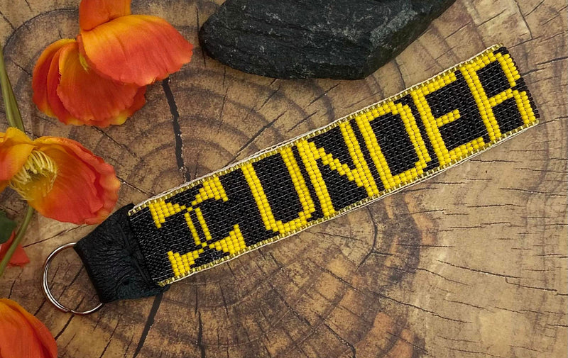 Flat Beaded Lanyards