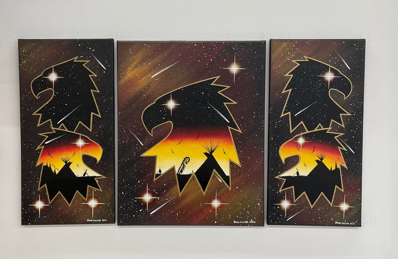 Set of 3 Canvas Arts