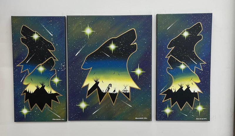 Set of 3 Canvas Arts