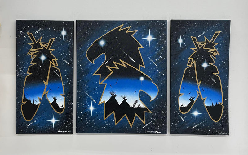 Set of 3 Canvas Arts