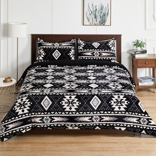 Diamond Collection King 3 Piece Sherpalined Sets