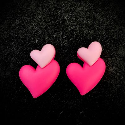 Double Heart Cabochons