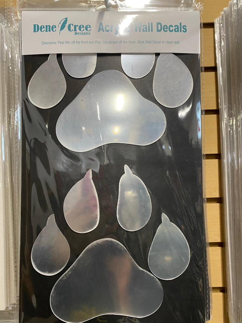 Wolf Paw Wall Decals