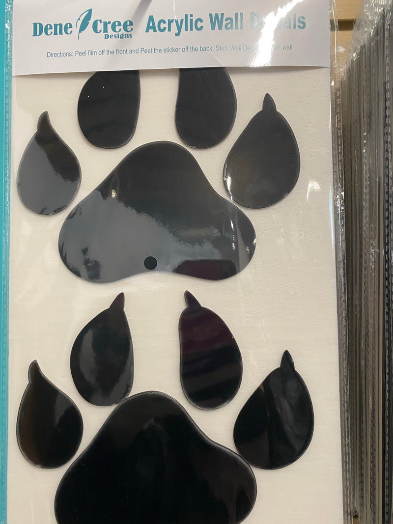 Wolf Paw Wall Decals
