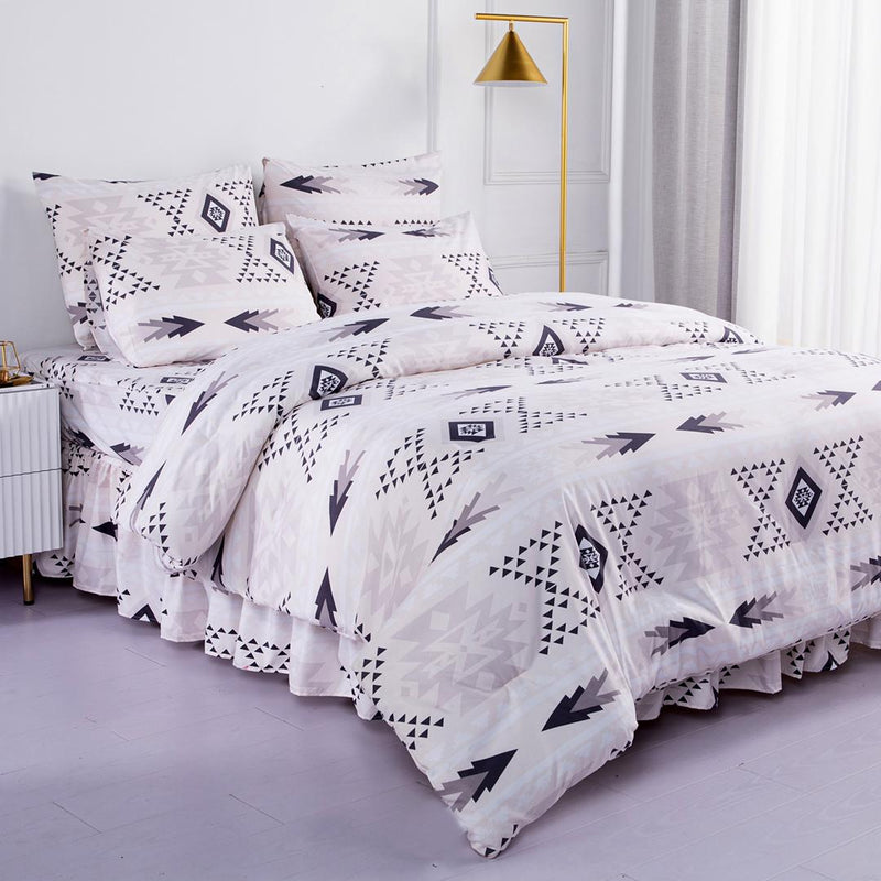 Diamond Collection 5 Piece Double Comforter Set